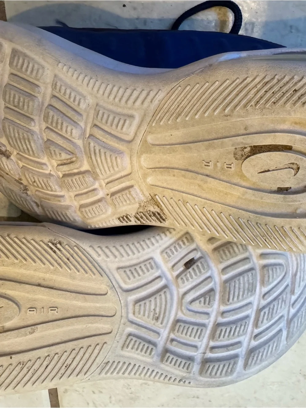 Nike Air Max Boys Sz 11 Blue Lace-up Athletic Sneakers